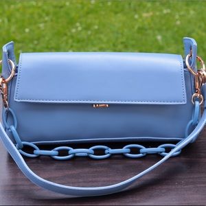 SHEIN FLAP BAGUETTE BAG WITH CHAIN HANDLE